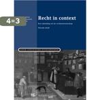 Recht in context / Boom Juridische studieboeken H.S. Taekema, Boeken, Verzenden, Gelezen, H.S. Taekema