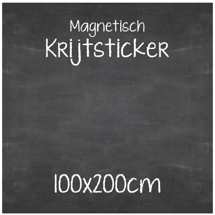 Magnetische Krijtsticker 100x200 cm, Huis en Inrichting, Woonaccessoires | Lijsten, Verzenden