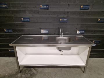 Wastafel | trespa | RVS | wasbak | 190cm