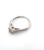 Zonder Minimumprijs - Ring - 18 karaat Witgoud - 0.32ct. tw., Handtassen en Accessoires, Ringen, Nieuw