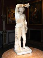 Beeld, Afrodite Greca • scolpita a mano - 87 cm - Albast, Antiek en Kunst, Antiek | Keramiek en Aardewerk