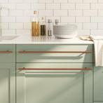 vidaXL Handvatten 10 st 480 mm roestvrij staal bronskleurig, Verzenden, Nieuw