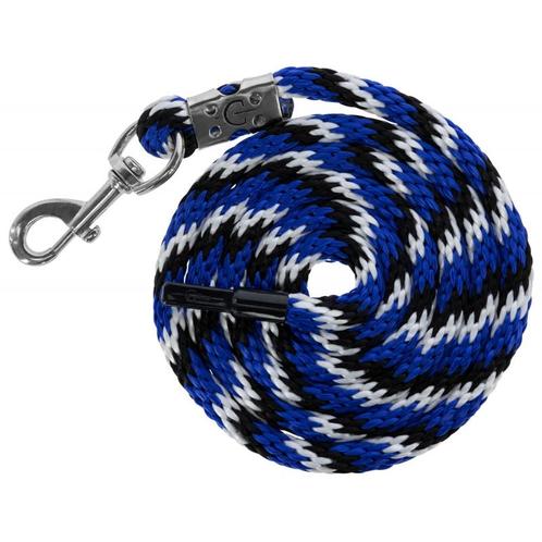 Halstertouw mustang karabijn - haak, royaalblauw/zwart/wit -, Dieren en Toebehoren, Paarden en Pony's | Overige Paardenspullen