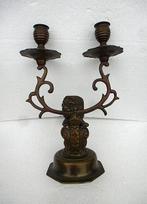 Chandelier - Laiton - Armes et lion dAmsterdam, Antiek en Kunst, Curiosa en Brocante