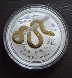 Australie. 1 Dollar 2013 Year of the Snake - Gilded, 1 Oz