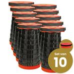 Set Van 10 Stuks ! Alora Opvouwbare Kruk Extra Strong - Rood, Huis en Inrichting, Stoelen, Nieuw