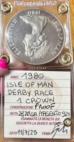 Isle of Man (Brits Kroonbezit). Elizabeth II. Crown 1980, Postzegels en Munten, Munten | Europa | Niet-Euromunten