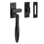 Raamsluiting Klassiek mat zwart links, Doe-het-zelf en Bouw, Ophalen of Verzenden, Nieuw, Koper of Messing, Schuif of Grendel