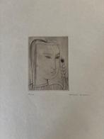 Floris Jespers (1889–1965) - Vrouwenportret met bloem