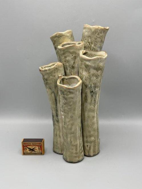 Grote tulpenvaas - Vase - Faïence, Antiek en Kunst, Antiek | Glaswerk en Kristal