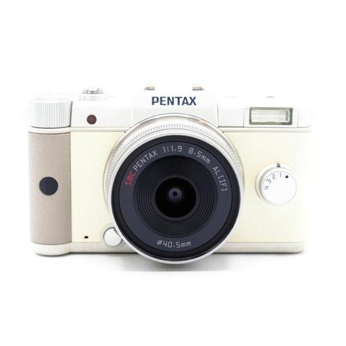 Pentax Q Set (8,5mm + 5-15mm) Wit (Occ), Audio, Tv en Foto, Videocamera's Digitaal, Zo goed als nieuw, Ophalen of Verzenden