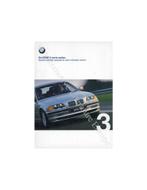 1999 BMW 3 SERIE SEDAN BROCHURE NEDERLANDS, Boeken, Nieuw, Ophalen of Verzenden