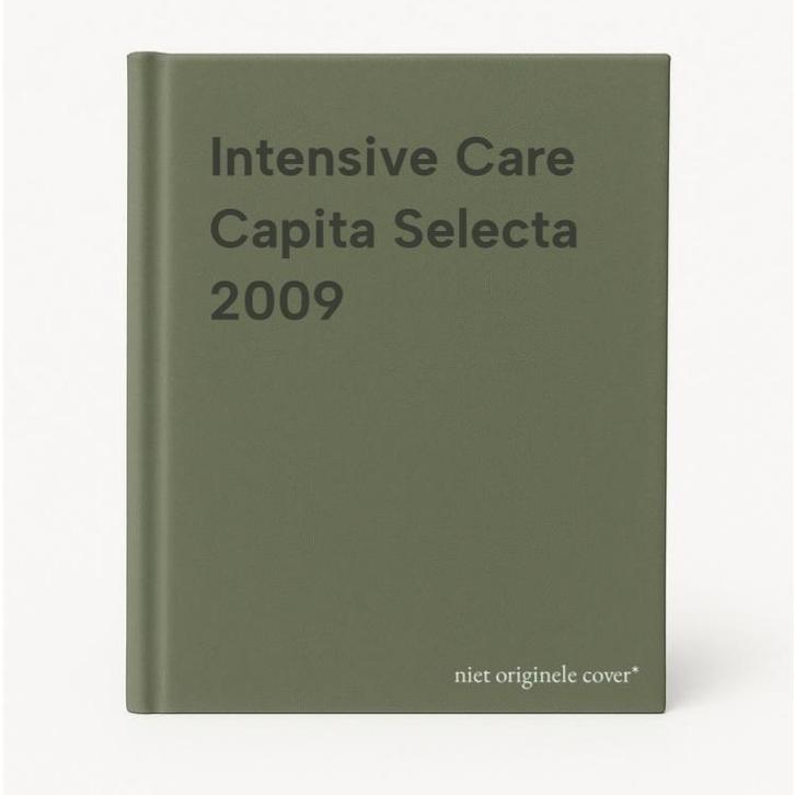 Intensive Care Capita Selecta 2009 9789072651259, Boeken, Wetenschap, Gelezen, Verzenden