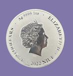 Niue. 2 Dollars 2022 Bitcoin, 1 Oz (.999) (Sans prix de, Timbres & Monnaies