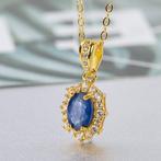 Zonder minimumprijs - Ketting met hanger - 18 karaat Geel