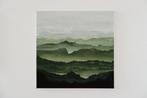 Matthieu van Riel - Mountains. Green Landscape, Antiek en Kunst, Kunst | Schilderijen | Modern