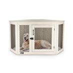 MaxxPet Houten Hondenbench Hoekmodel 132x70x73 cm (Dier), Dieren en Toebehoren, Hondenbenches, Ophalen of Verzenden, Nieuw
