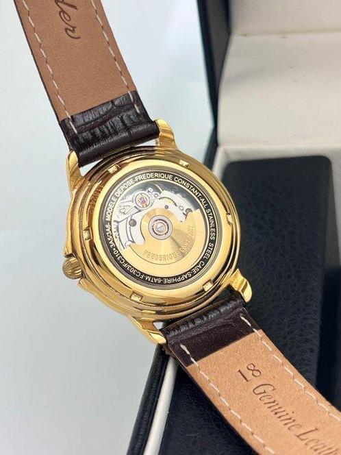 Frédérique Constant - Full Set 18K GP Automatic Stepped, Handtassen en Accessoires, Horloges | Heren
