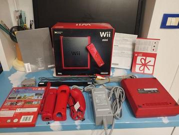 Nintendo - Wii - mini - Videogameconsole + games - In beschikbaar voor biedingen