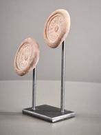 Sunga-dynastie Terracotta Duo van votieve medailles - 12.5