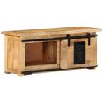 vidaXL Tv-meubel 90x35x40 cm massief mangohout, Huis en Inrichting, Verzenden, Nieuw