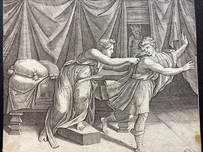 Raphael (1483-1520) & Marcantonio Raimondi, Antiquités & Art, Antiquités | Livres & Manuscrits