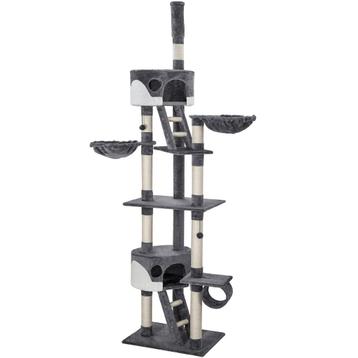tectake Krabpaal Hansi 260cm - grijs/wit, Verzenden
