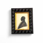 Onbekende kunstenaar - Victorian silhouette portrait, Antiek en Kunst