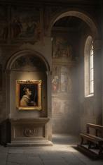 École Napolitaine (XVII-XVIII) - Saint Stéphane, le premier, Antiek en Kunst