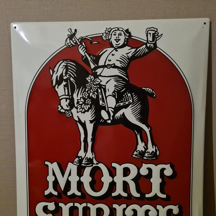 Mort Subite - Ca 1970 - Enseigne publicitaire - Métal, Antiek en Kunst, Antiek | Wandborden en Tegels