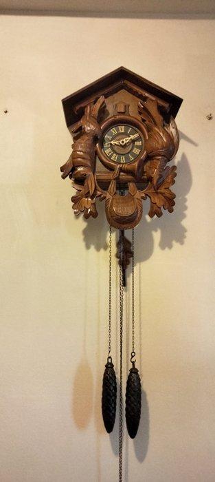 Koekoeksklok - Hout, Messing - 1960-1970, Antiek en Kunst, Antiek | Klokken