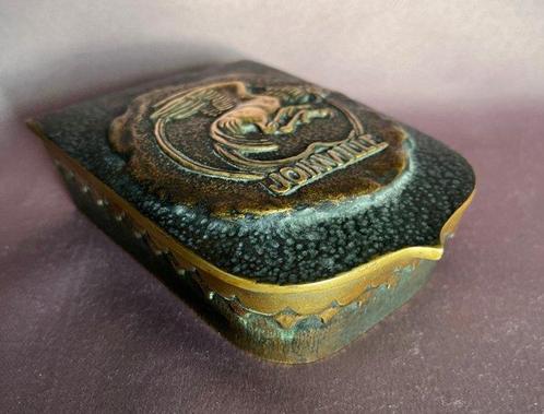 Max Le Verrier - Boîte - rectangulaire - Bronze patiné -, Antiek en Kunst, Kunst | Designobjecten