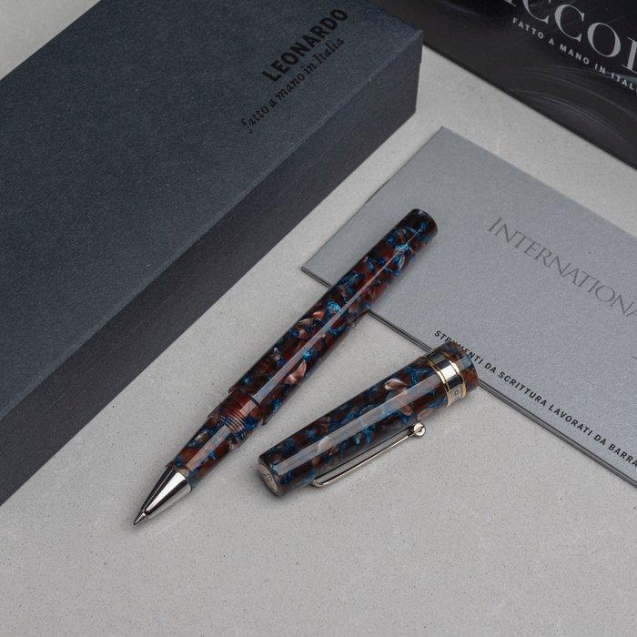 Leonardo La piccolina - Roller marrone blu - Pen, Verzamelen, Pennenverzamelingen