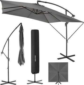 Tweedekans | tectake® - Parasol Apollon vierkant 250 x 250 beschikbaar voor biedingen