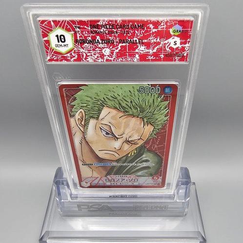 One Piece Graded card - Roronoa Zoro (Leader) Parallel, Hobby en Vrije tijd, Verzamelkaartspellen | Overige