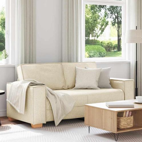vidaXL 2-zitsbank Linnen 140 cm, Huis en Inrichting, Zetels | Zetels, Nieuw, Verzenden