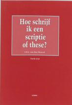 Hoe schrijf ik een scriptie of these ? 9789059313293, Verzenden, Gelezen, J.H.J. van den Heuvel