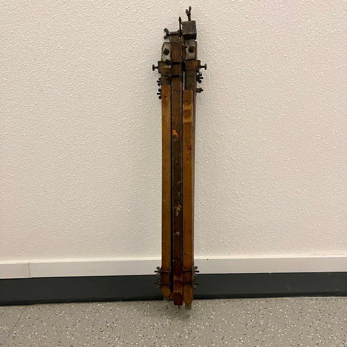 Standaard - Hout, Messing - Antieke schildersezel, Antiek en Kunst, Curiosa en Brocante