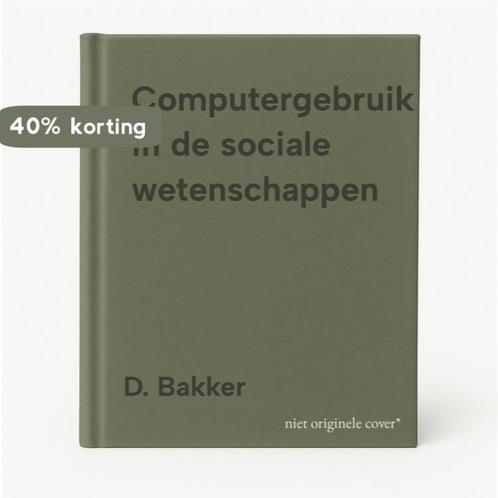 Computergebruik in de sociale wetenschappen 9789027454775, Boeken, Overige Boeken, Gelezen, Verzenden