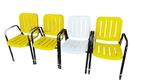 Metamobil - Stoel (4) - BAR - IJzer, Plastic - Set van vier