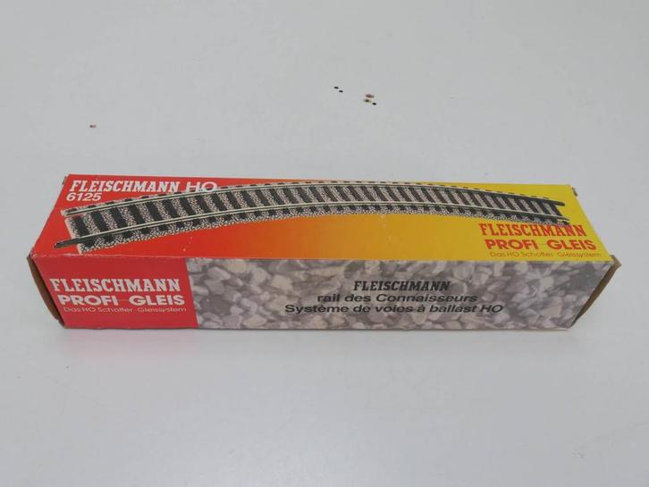 Schaal H0 Fleischmann 6125 Profi-gleis rails bocht 10 st...., Hobby en Vrije tijd, Modeltreinen | H0, Gelijkstroom, Analoog, Gebruikt