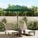 vidaXL Parasol met aluminium paal 270 cm groen, Tuin en Terras, Verzenden, Nieuw