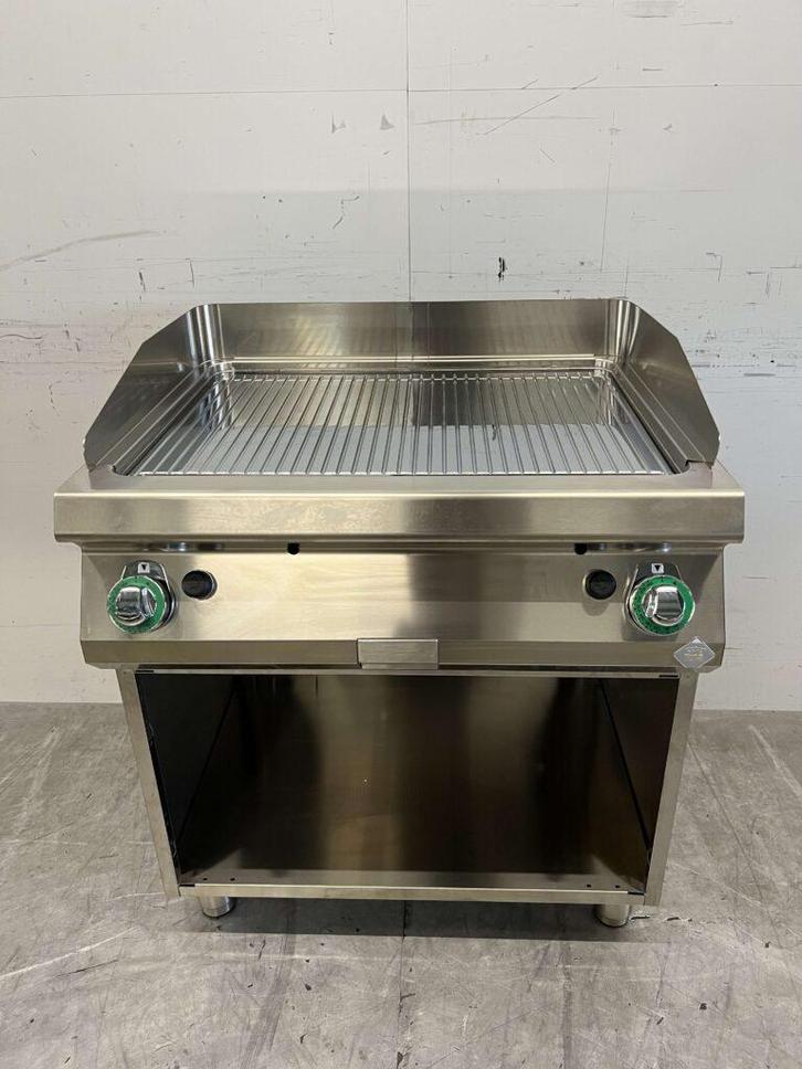 RVS RM Gastro Bakplaat Grillplaat 80 cm GAS Horeca, Zakelijke goederen, Horeca | Keukenapparatuur, Ophalen of Verzenden
