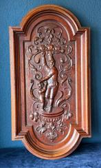 Snijwerk, Le Jardin - 78 cm - notenhouten