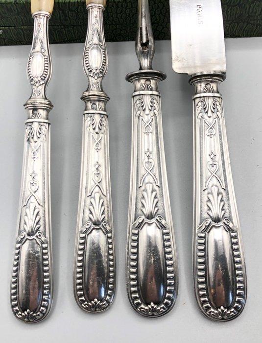 Saladebestek - .950 zilver - 1890-1900 - Bestekset, Antiquités & Art, Antiquités | Argent & Or