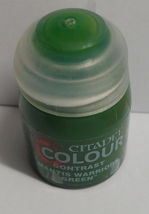 Contrast Mantis Warriors Green 18ml (Warhammer Nieuw), Hobby en Vrije tijd, Wargaming, Ophalen of Verzenden