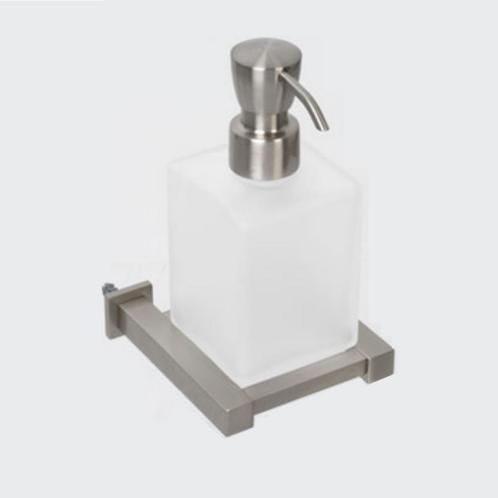 Zeepdispenser Plieger Cube Matglas Inox, Doe-het-zelf en Bouw, Sanitair, Bad, Nieuw, Ophalen of Verzenden