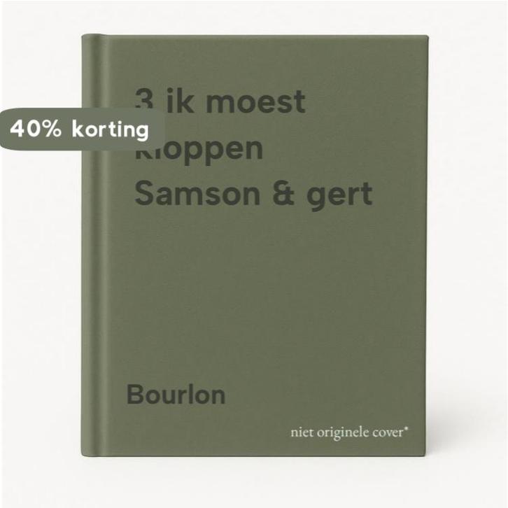 3 ik moest kloppen Samson & gert 9789074936033 Bourlon, Boeken, Stripverhalen, Gelezen, Verzenden