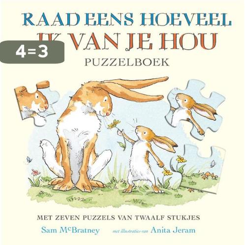 Puzzelboek Raad eens hoeveel ik van je hou 9789047710516, Boeken, Prentenboeken en Plaatjesalbums, Zo goed als nieuw, Verzenden