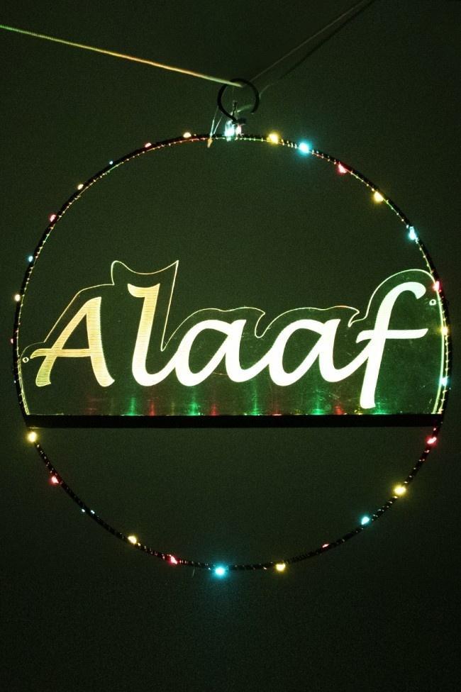 Raam-Deur Cirkel Alaaf Verlicht, Hobby en Vrije tijd, Feestartikelen, Nieuw, Verzenden